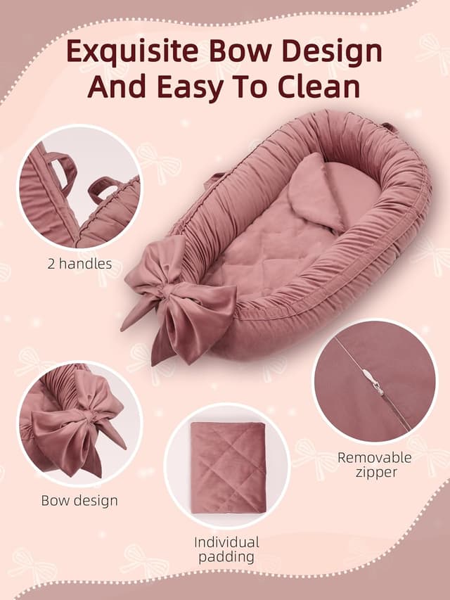 Detalle 2 de EAQ Babynest für Neugeborene