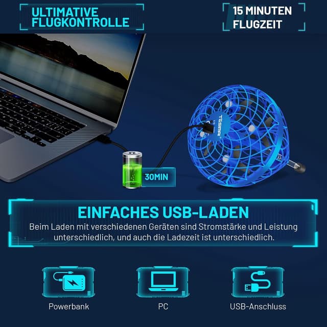 Thumbnail 2 de Fliegender Ball Mini Drohne für Kinder