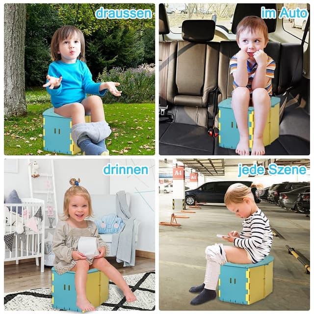 Thumbnail 6 de Anyingkai faltbares Kinder-Töpfchen, Felsenblau