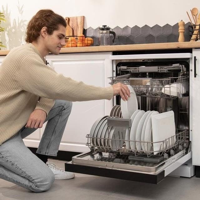 Detalle de Cecotec Bolero Aguazero 6500 lavavajillas de 60 cm (15 cubiertos) con 6 programas y motor Inverter Plus