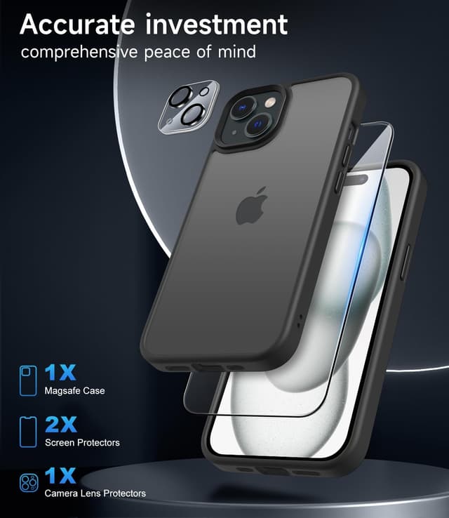 Detalle de Mootobo iPhone 15 case 10FT drop protection