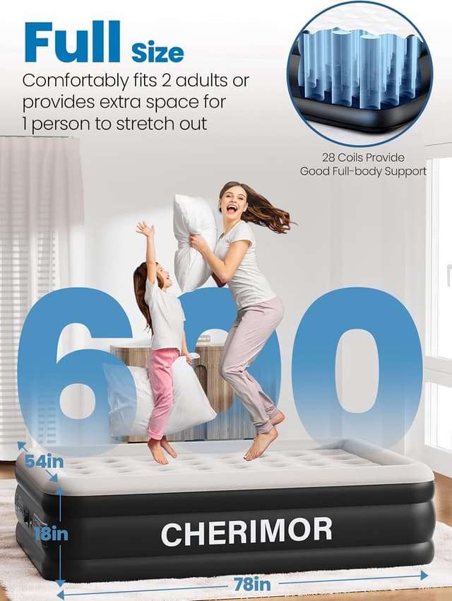 Thumbnail 2 de CHERIMOR Full Size Air Mattress 18"