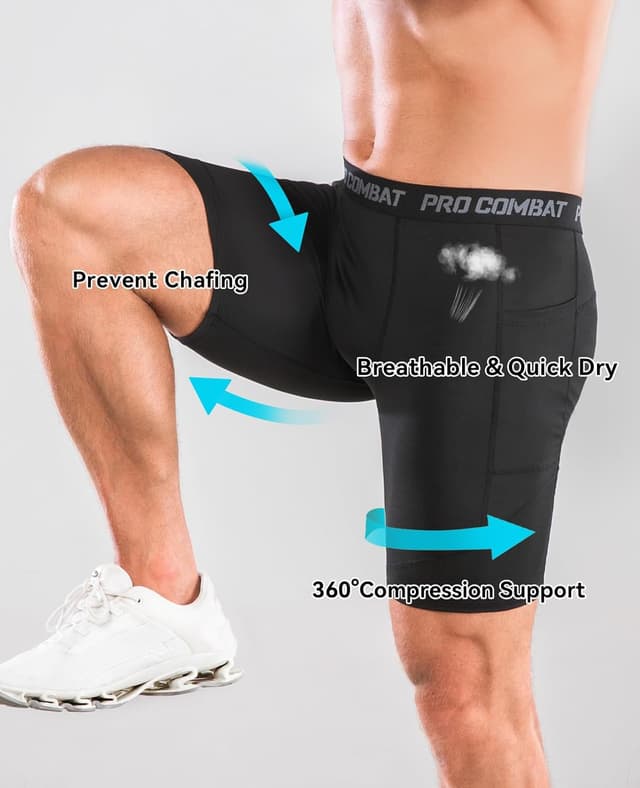 Thumbnail 2 de Niksa Compression Shorts 1‑pack running shorts with pockets 🩲
