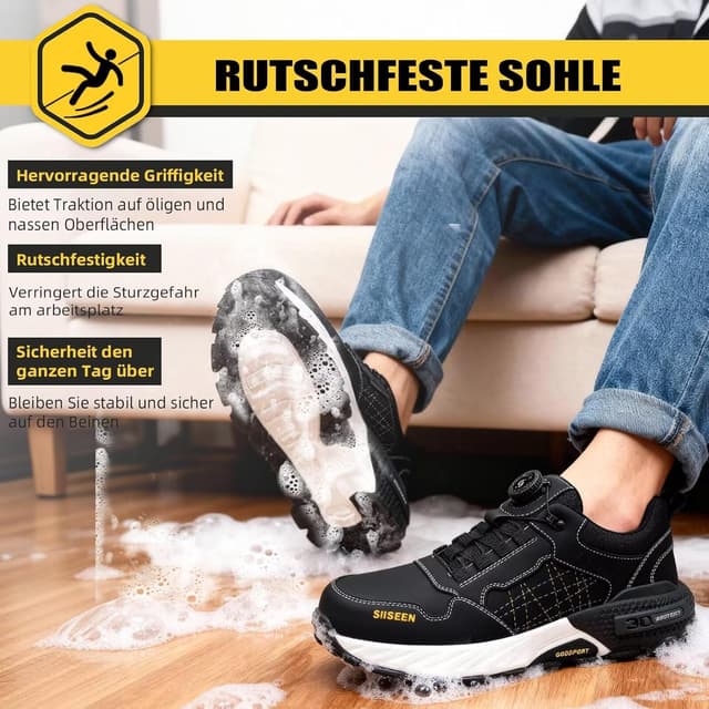 Thumbnail 5 de Arbeitsschuhe Herren Stahlkappe Sicherheitsschuhe