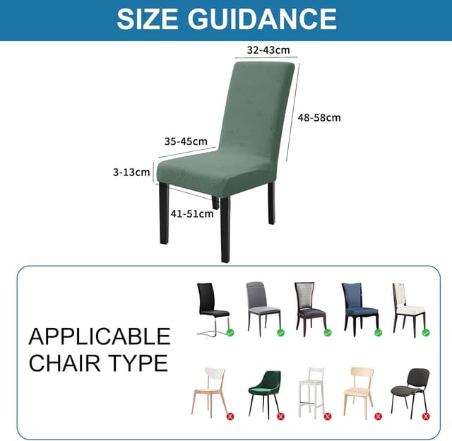 Thumbnail 6 de Ystyle housse de chaise 6 pièces extensible