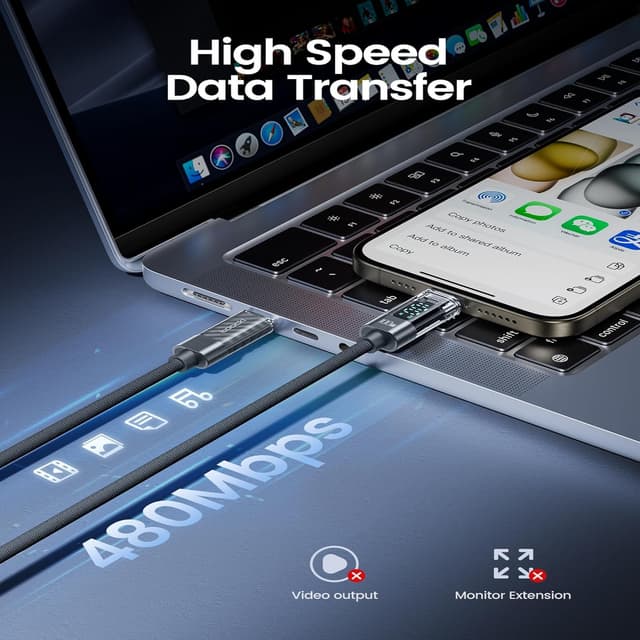 Thumbnail 6 de toocki 100W USB C Kabel đ