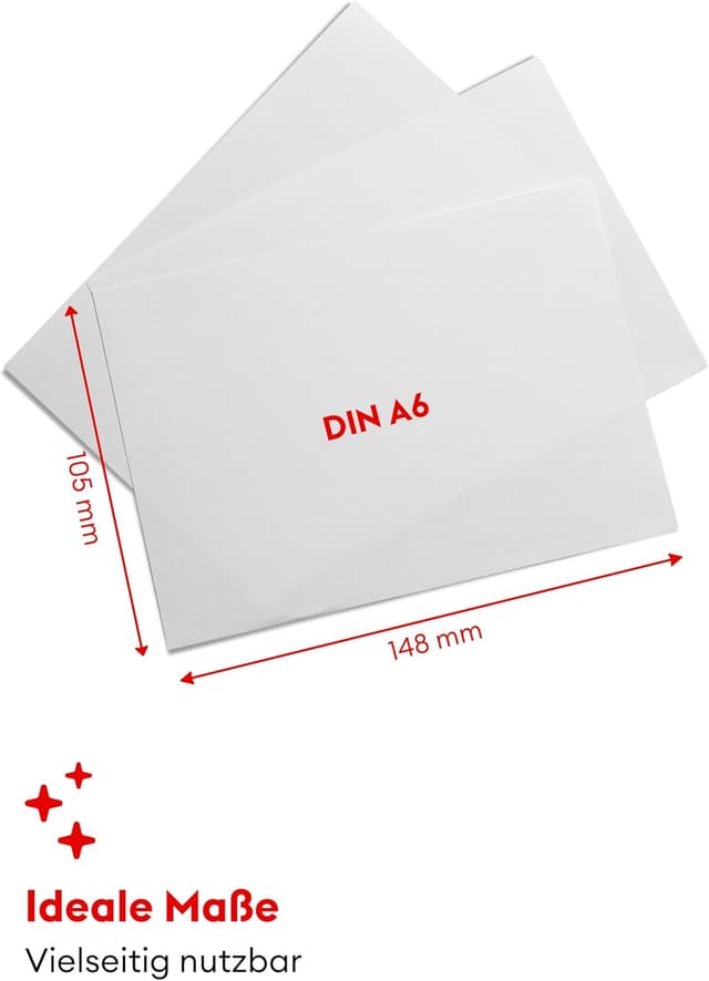 Thumbnail 3 de Blanko Postkarten DIN A6 100 Stück