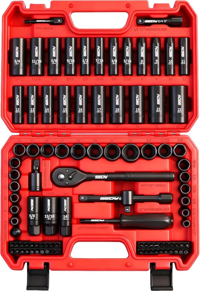 Detalle de 96-Piece 3/8" Drive Impact Socket Set