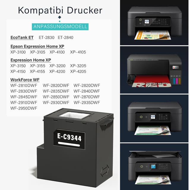 Detalle de SPACEINK Spaceink C9344 Tinten-Wartungsbox für XP