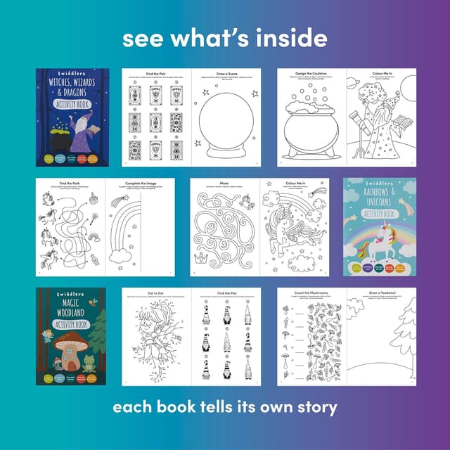 Thumbnail 3 de THE TWIDDLERS 24 libri attività per bambini 🧩