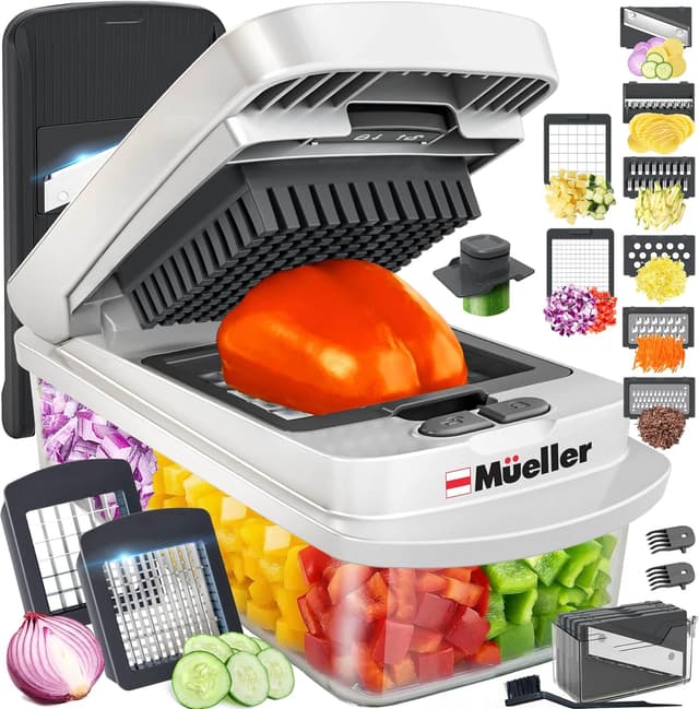 Imagen de Mueller Pro-Series 10-in-1 Vegetable Chopper with 8 Blades 🥗 en OfertitasTOP