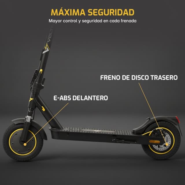 Detalle 2 de Voltrock F-Wasp 350 patinete eléctrico 350W