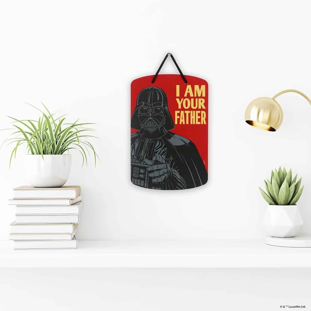 Thumbnail 4 de Disney Star Wars Darth Vader "I Am Your Father" Metal Sign 🎬