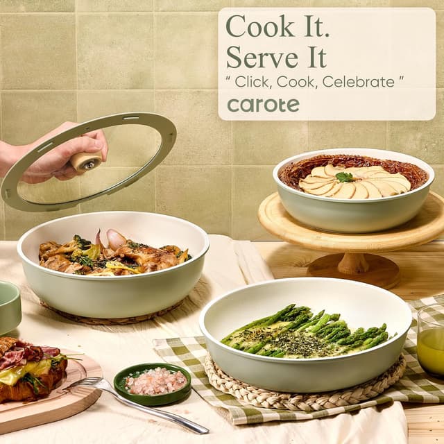 Thumbnail 6 de CAROTE 25-Piece Nonstick Cookware Set