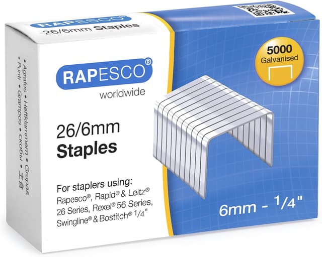 Detalle de Rapesco 1471 Germ-Savvy stapler with 5,000 staples