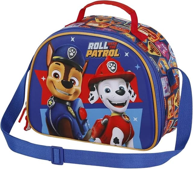 Imagen de Paw Patrol Bolsa Portamerienda 3D, Multicolor, 25.5x20 cm 🐾 en OfertitasTOP
