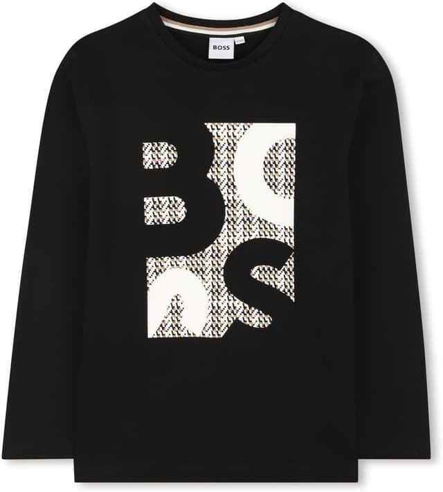 Detalle de BOSS J52362 T-Shirt bambino e ragazzi a manica lunga in cotone