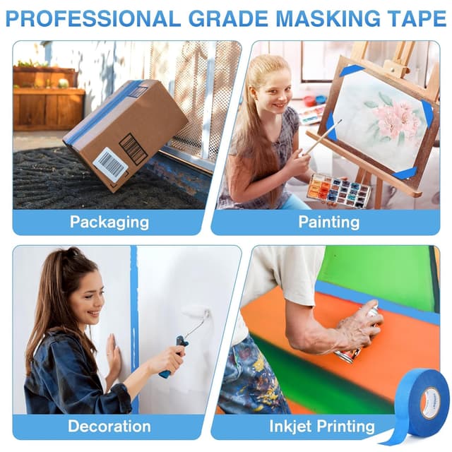 Thumbnail 5 de WUFANC Cinta de Enmascarar 24 mm x 50 m