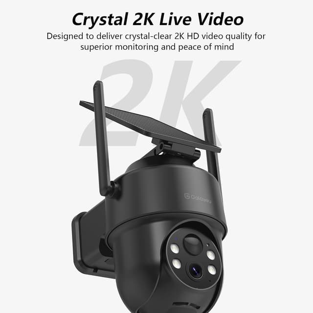 Thumbnail 1 de GALAYOU R1 4P 2K Wireless Outdoor PTZ Camera
