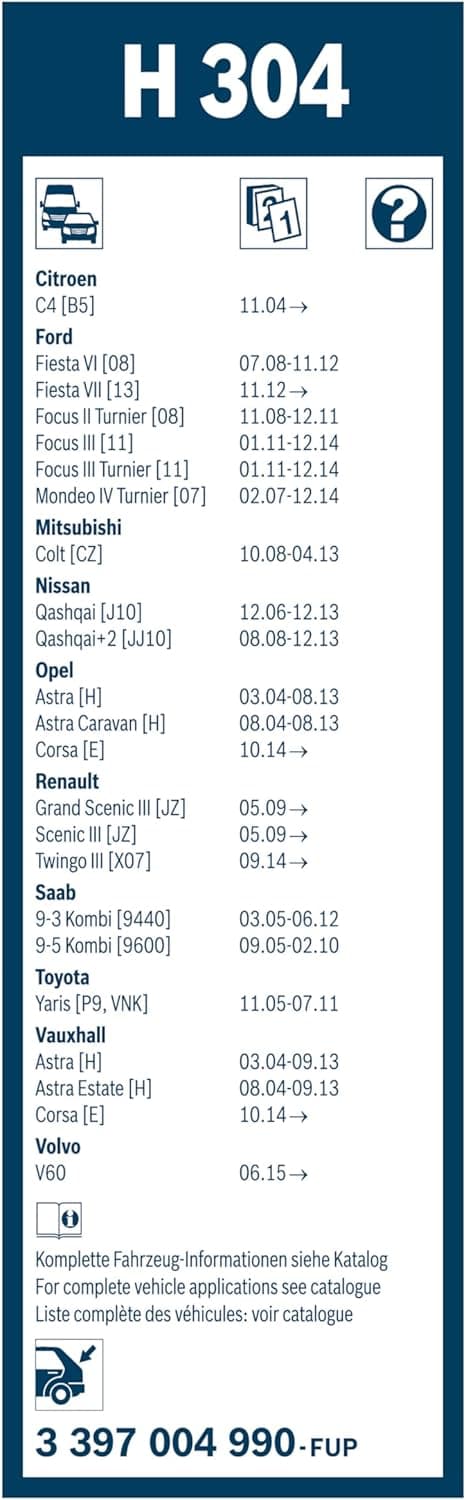 Thumbnail 2 de Bosch H304 Scheibenwischer 300 mm đ