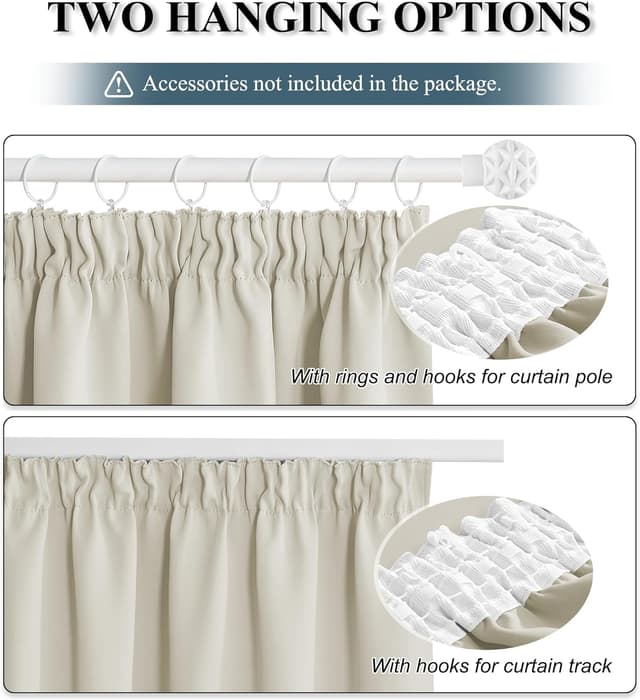 Thumbnail 6 de Pony Dance blackout pencil pleat curtains 66 x 84