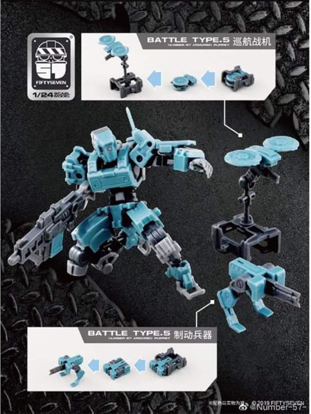 Detalle de TOYVERSE MoRise Hobby 1/24 Armoured Puppet Kit