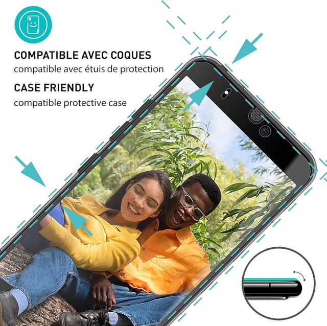 Detalle de Smartect Verre Trempé pour Fairphone 3 / 3+ (lot de 3) — 9H, anti-rayures, sans bulles