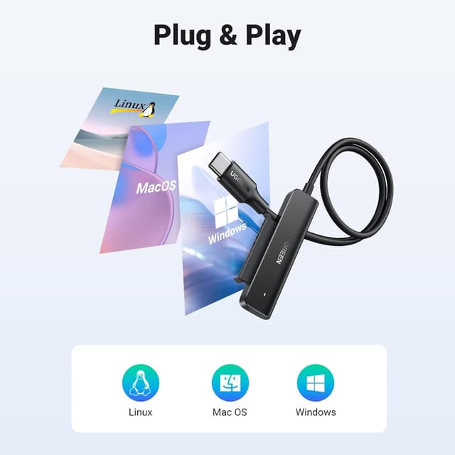 Thumbnail 6 de UGREEN Cable SATA III a USB C - Adaptador HDD/SSD ⚡️