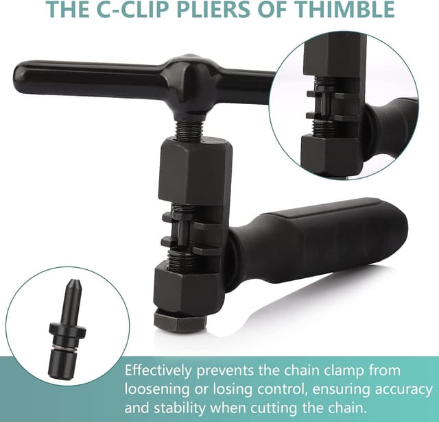 Detalle 1 de Homord Kettennieter Fahrrad Werkzeug für 5 bis 12