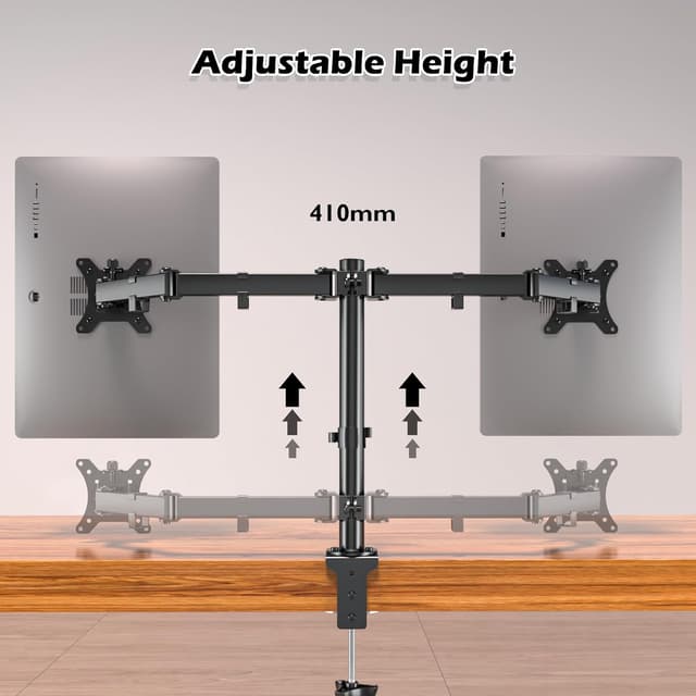 Detalle 1 de BONTEC Dual Monitor Stand 10 kg per arm