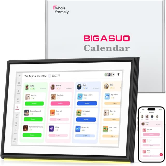 Imagen de BIGASUO 10.1" Digital Calendar en OfertitasTOP
