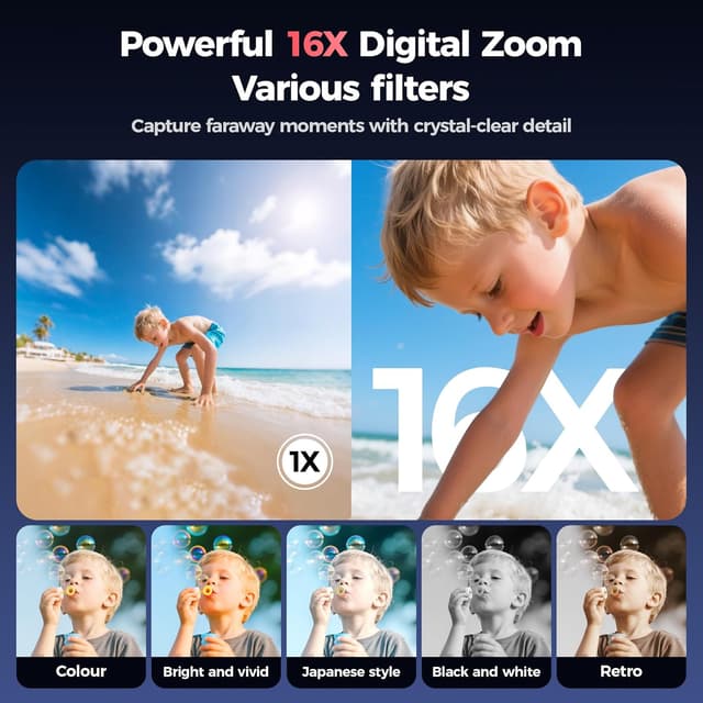 Thumbnail 3 de YYZA9 64MP Appareil photo compact 4K