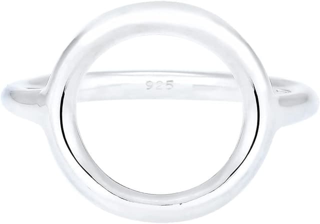 Detalle 2 de Elli Ring Kreis Rund 925 Silber đź’Ť