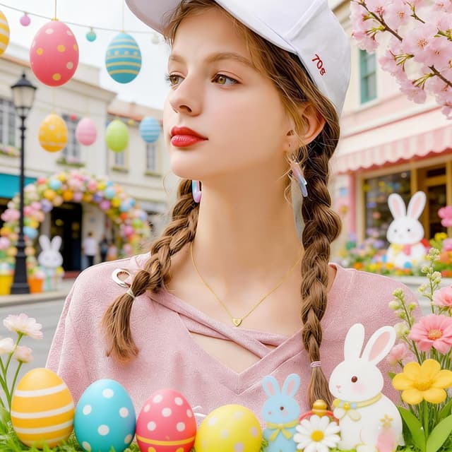 Detalle 2 de Turandoss Collana con iniziale a cuore in oro 14K placcato, personalizzata