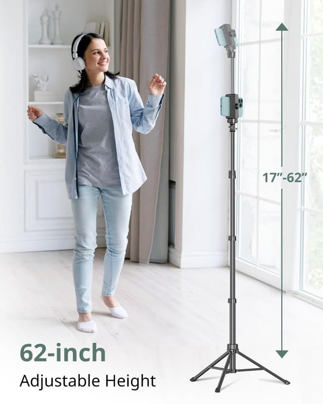 Detalle 2 de SENSYNE 62-inch Phone Tripod