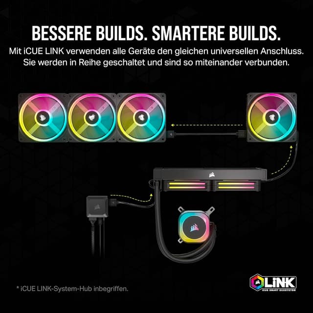 Thumbnail 3 de Corsair iCUE LINK QX120 RGB 120mm Lüfter