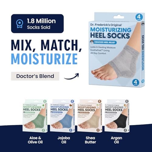 Thumbnail 5 de Dr. Frederick's Original Moisturizing Heel Socks 2 pairs