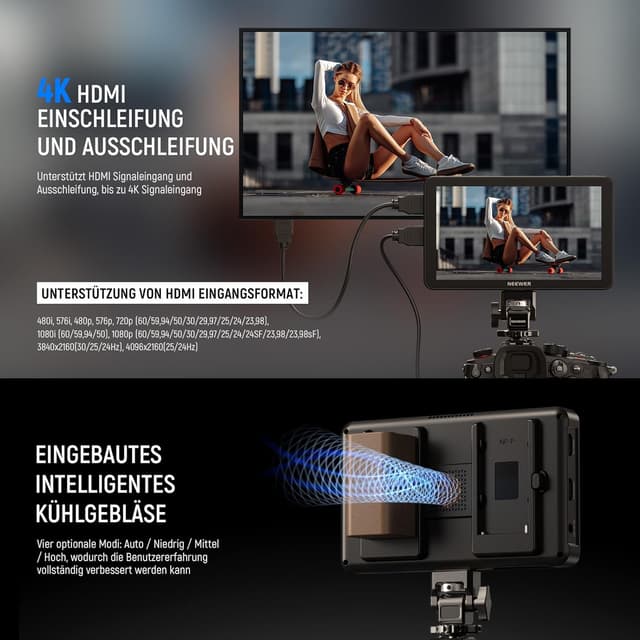 Thumbnail 3 de NEEWER F700 7" Kamera Feld Monitor 2000 nit