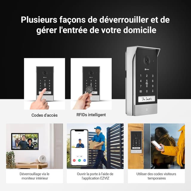 Thumbnail 5 de EZVIZ EP7 Interphone Vidéo 2K sans Fil