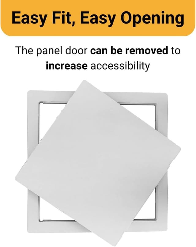 Detalle de Proxinova Paintable Access Panel 150x150 mm (High-Grade ABS) Inspection Hatch for Walls & Ceilings