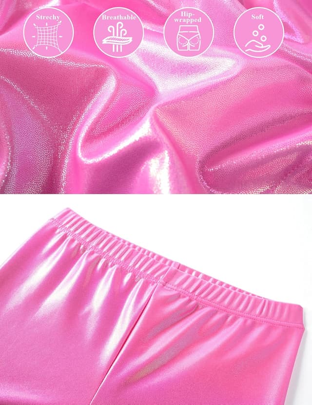 Detalle 2 de Arshiner Justaucorps fille pailleté, 3 pièces