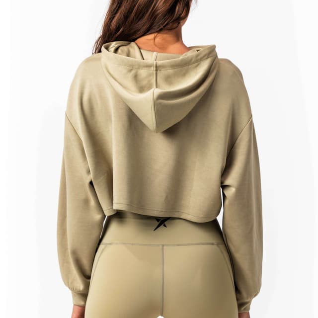 Detalle 2 de Drop shot Noor Sudadera de pádel para mujer con capucha ajustable
