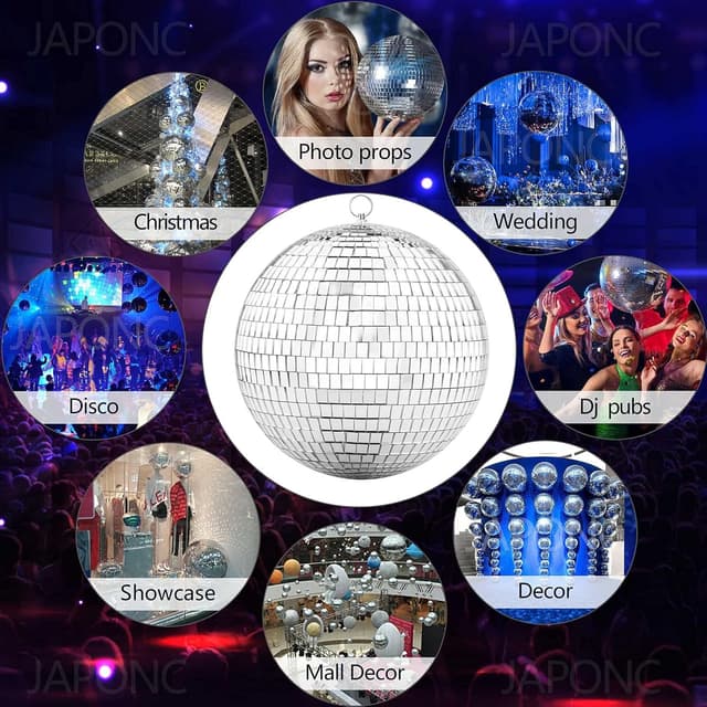 Detalle 2 de JAPONC 200mm mirror disco ball