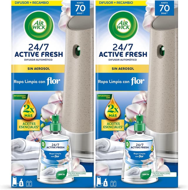 Thumbnail 1 de Air Wick Active Fresh Spray Automático Sin Aerosol, Pack 8