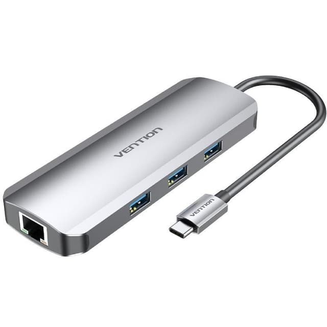 Imagen de Vention TOLHB Docking USB-C 🌐 HDMI, USB 3.0, Power, Ethernet en OfertitasTOP