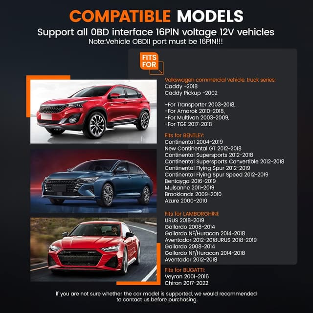 Thumbnail 4 de ANCEL VD500 OBD2 Scanner for VW/Audi