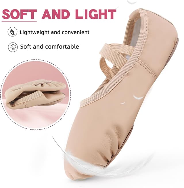 Thumbnail 3 de Ulicox Zapatillas Ballet Niña Cuero 22-44 EU