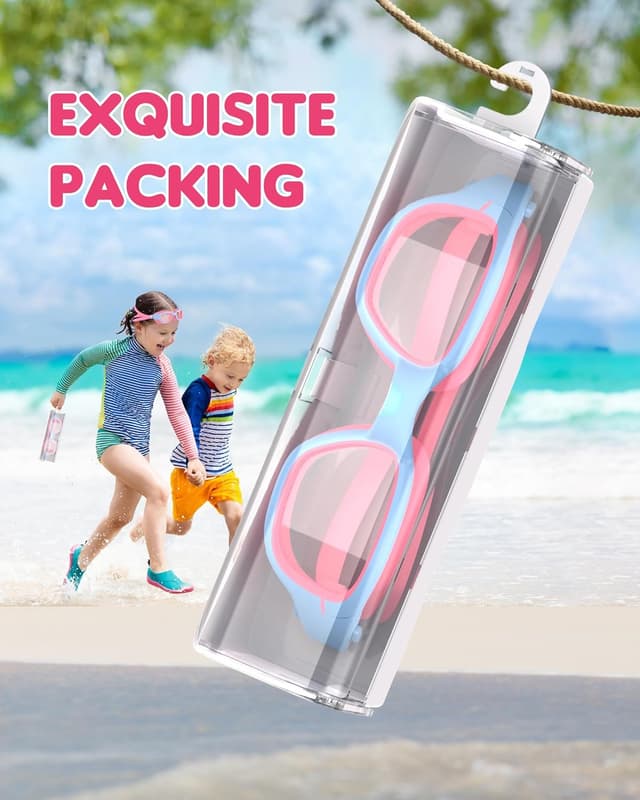 Detalle 2 de Zeligerstar Kids Swim Goggles (Ages 6–14) with Anti-Fog and UV Protection