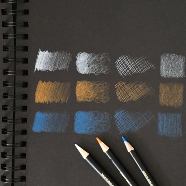 Thumbnail 4 de Derwent 2300379 Cuaderno de Anillas A4 Negro 📓