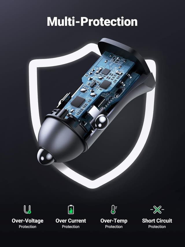 Thumbnail 5 de UGREEN 30W USB C Car Charger with 60W Cable